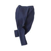 Load image into Gallery viewer, Baby Kid Girls Solid Color Muslin&amp;Ribbed Pants Leggings Wholesale 22081508

