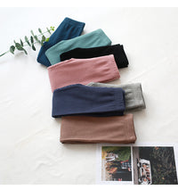Load image into Gallery viewer, Baby Kid Girls Solid Color Muslin&amp;Ribbed Pants Leggings Wholesale 22081508
