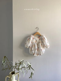 Load image into Gallery viewer, Baby Girls Flower Rompers Wholesale 220815254
