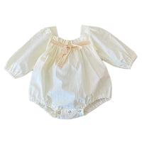 Load image into Gallery viewer, Baby Girls Solid Color Flower Print Rompers Wholesale 220815255
