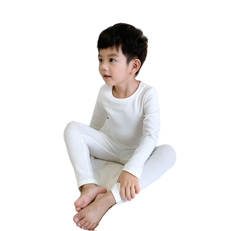 2 Pieces Set Baby Kid Unisex Solid Color Tops And Pants Wholesale 22081526