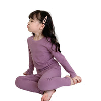 Load image into Gallery viewer, 2 Pieces Set Baby Kid Unisex Solid Color Tops And Pants Wholesale 22081526
