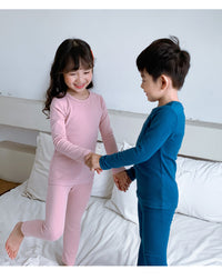 Load image into Gallery viewer, 2 Pieces Set Baby Kid Unisex Solid Color Tops And Pants Wholesale 22081526
