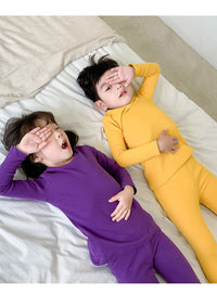 Load image into Gallery viewer, 2 Pieces Set Baby Kid Unisex Solid Color Tops And Pants Wholesale 22081526
