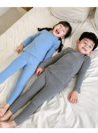 Load image into Gallery viewer, 2 Pieces Set Baby Kid Unisex Solid Color Tops And Pants Wholesale 22081526
