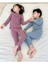 Load image into Gallery viewer, 2 Pieces Set Baby Kid Unisex Solid Color Tops And Pants Wholesale 22081526
