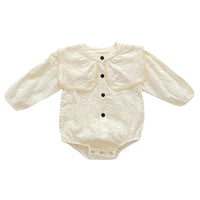 Load image into Gallery viewer, Baby Kid Girls Flower Embroidered Rompers Wholesale 220815271
