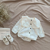 Load image into Gallery viewer, Baby Kid Girls Flower Embroidered Rompers Wholesale 220815271
