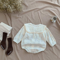 Load image into Gallery viewer, Baby Kid Girls Flower Embroidered Rompers Wholesale 220815271
