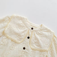 Load image into Gallery viewer, Baby Kid Girls Flower Embroidered Rompers Wholesale 220815271
