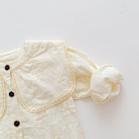 Load image into Gallery viewer, Baby Kid Girls Flower Embroidered Rompers Wholesale 220815271
