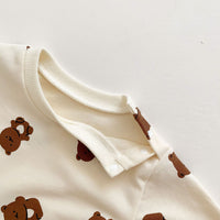 Load image into Gallery viewer, 2 Pieces Set Baby Kid Unisex Cartoon Print Tops And Pants Wholesale 220815275
