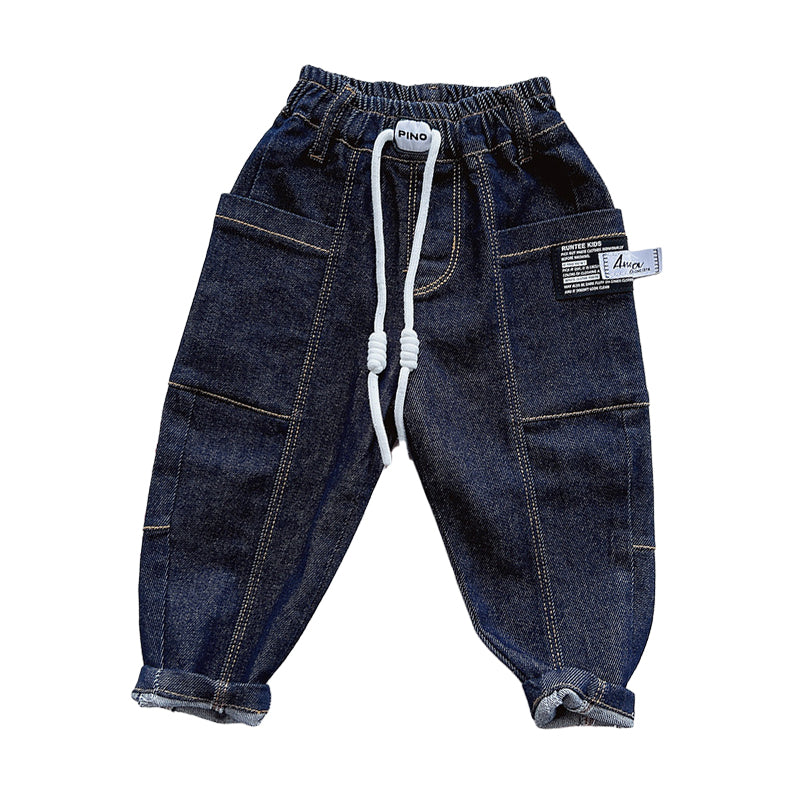 Baby Kid Boys Solid Color Pants Jeans Wholesale 220815299
