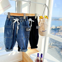 Load image into Gallery viewer, Baby Kid Boys Solid Color Pants Jeans Wholesale 220815299
