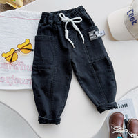 Load image into Gallery viewer, Baby Kid Boys Solid Color Pants Jeans Wholesale 220815299

