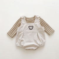 Load image into Gallery viewer, Baby Unisex Animals Cartoon Embroidered Rompers Wholesale 220815300
