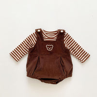 Load image into Gallery viewer, Baby Unisex Animals Cartoon Embroidered Rompers Wholesale 220815300
