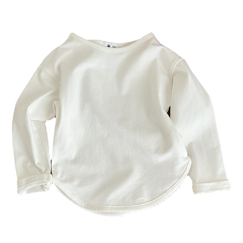 Baby Kid Unisex Solid Color Tops Wholesale 220815304