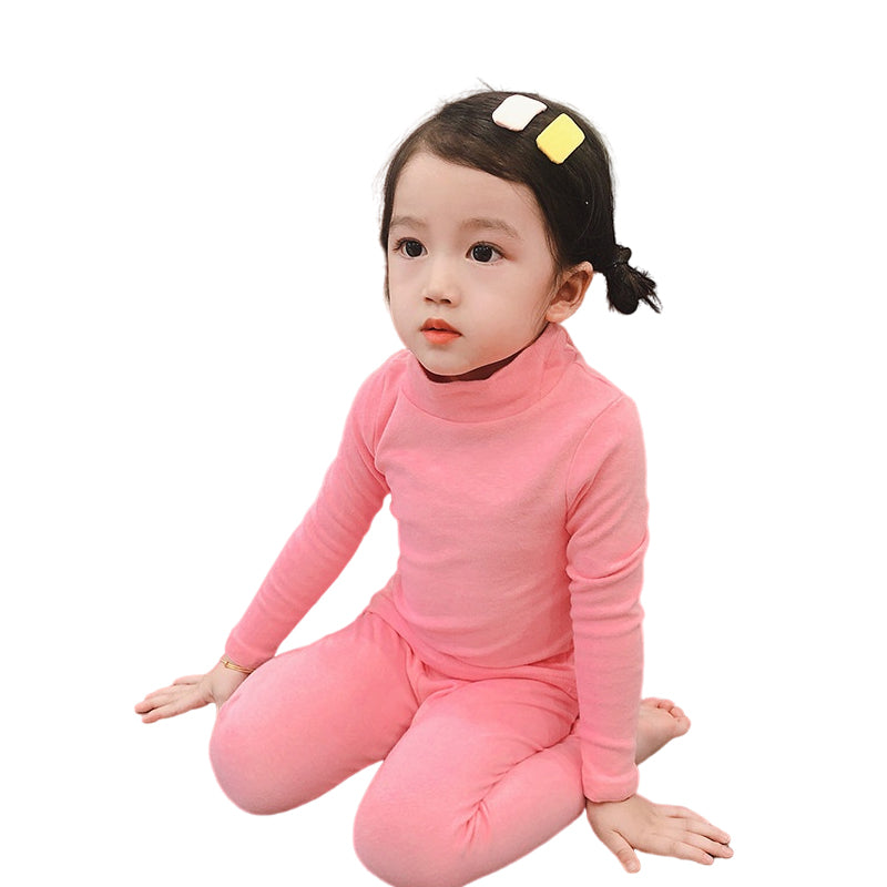 2 Pieces Set Baby Kid Unisex Solid Color Tops And Pants Wholesale 731112394