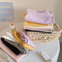 Load image into Gallery viewer, 2 Pieces Set Baby Kid Unisex Solid Color Tops And Pants Wholesale 22081532
