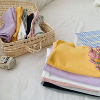 Load image into Gallery viewer, 2 Pieces Set Baby Kid Unisex Solid Color Tops And Pants Wholesale 22081532
