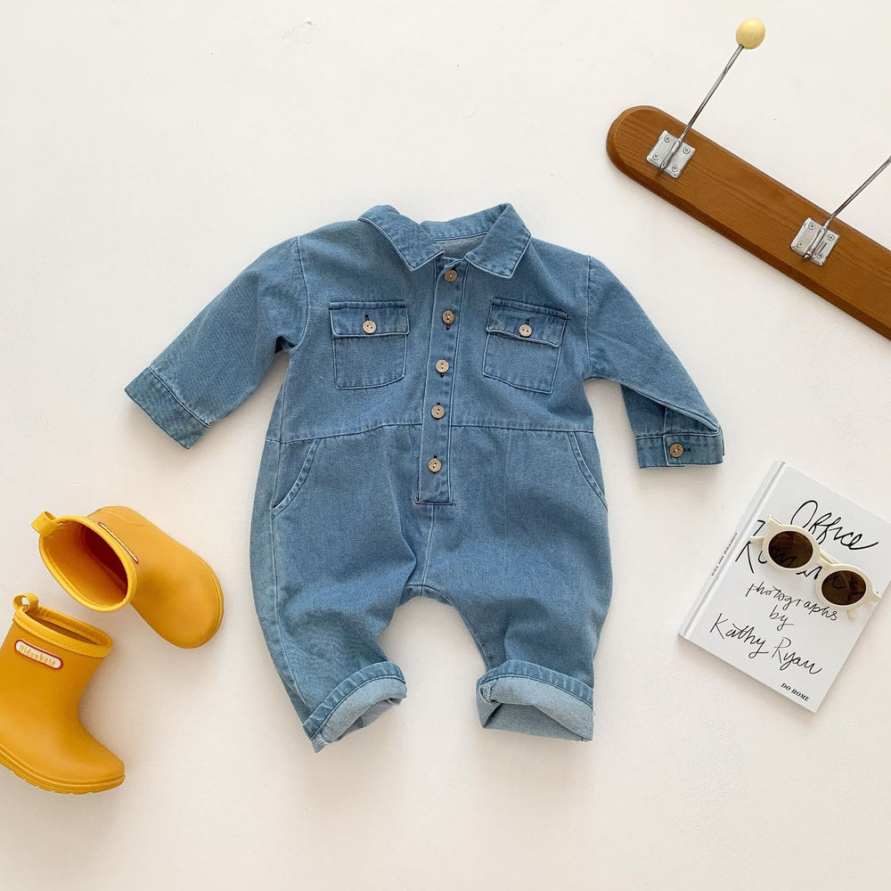 Baby Unisex Solid Color Jumpsuits Wholesale 220815320