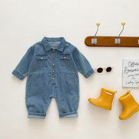 Load image into Gallery viewer, Baby Unisex Solid Color Jumpsuits Wholesale 220815320
