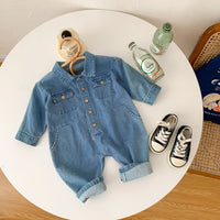 Load image into Gallery viewer, Baby Unisex Solid Color Jumpsuits Wholesale 220815320
