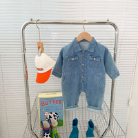 Load image into Gallery viewer, Baby Unisex Solid Color Jumpsuits Wholesale 220815320
