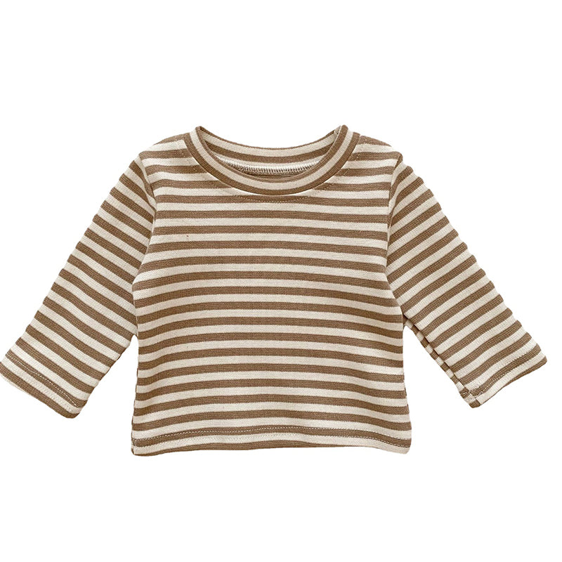 Baby Kid Unisex Striped Tops Wholesale 220815332
