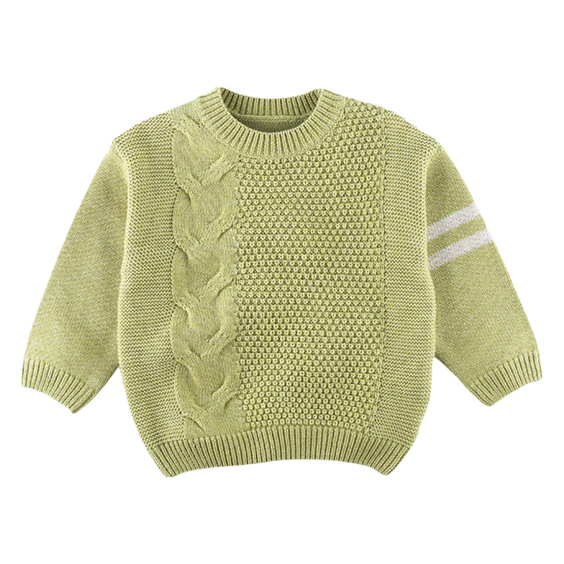 Baby Kid Boys Solid Color Crochet Sweaters Wholesale 220815338