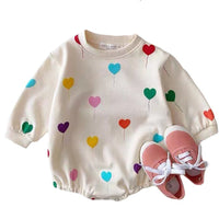 Load image into Gallery viewer, Baby Kid Unisex Love heart Print Rompers Wholesale 220815339
