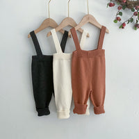 Load image into Gallery viewer, Baby Kid Unisex Solid Color Crochet Jumpsuits Wholesale 22081535
