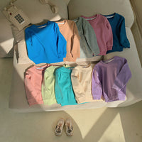 Load image into Gallery viewer, Baby Kid Unisex Solid Color Hoodies Swearshirts Wholesale 220815416
