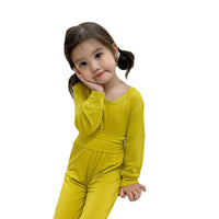 Load image into Gallery viewer, 2 Pieces Set Baby Kid Unisex Solid Color Tops And Pants Wholesale 220815502
