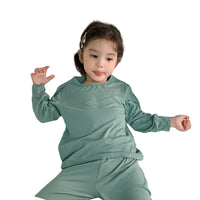 Load image into Gallery viewer, 2 Pieces Set Baby Kid Unisex Solid Color Tops And Pants Wholesale 220815502
