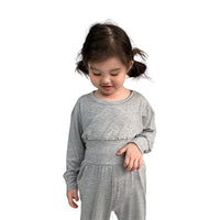 Load image into Gallery viewer, 2 Pieces Set Baby Kid Unisex Solid Color Tops And Pants Wholesale 220815502
