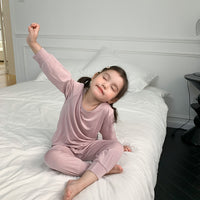 Load image into Gallery viewer, 2 Pieces Set Baby Kid Unisex Solid Color Tops And Pants Wholesale 220815502
