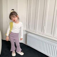 Load image into Gallery viewer, Baby Kid Girls Solid Color Pants Wholesale 220815504
