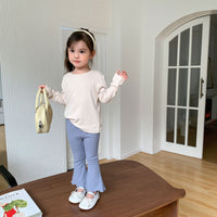Load image into Gallery viewer, Baby Kid Girls Solid Color Pants Wholesale 220815504
