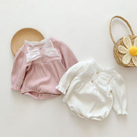 Load image into Gallery viewer, Baby Girls Solid Color Rompers Wholesale 220815510
