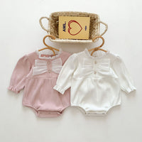 Load image into Gallery viewer, Baby Girls Solid Color Rompers Wholesale 220815510
