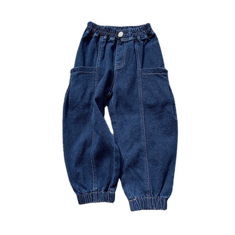 Baby Kid Unisex Solid Color Pants Jeans Wholesale 220815519