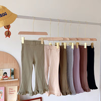 Load image into Gallery viewer, Baby Kid Girls Solid Color Pants Wholesale 220815548
