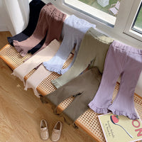Load image into Gallery viewer, Baby Kid Girls Solid Color Pants Wholesale 220815548

