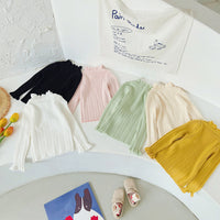 Load image into Gallery viewer, Kid Girls Solid Color Tops Wholesale 220815553
