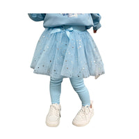 Load image into Gallery viewer, Baby Kid Girls Solid Color Star Bow Lace Pants Wholesale 220815568
