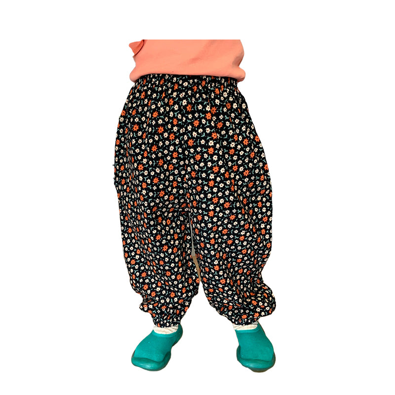 Baby Kid Girls Flower Print Pants Wholesale 220815579