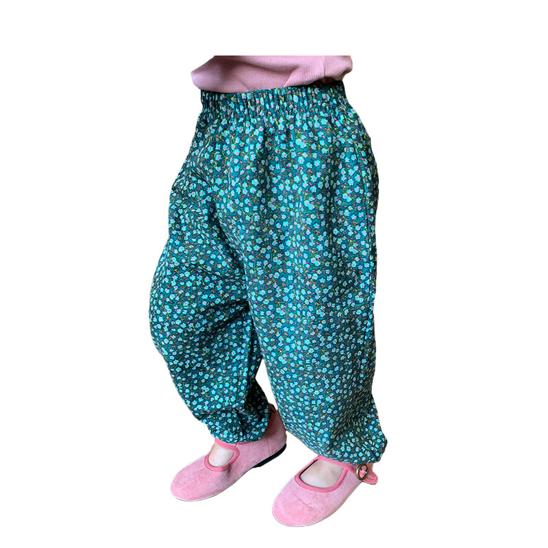 Baby Kid Girls Flower Print Pants Wholesale 220815579