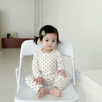 Load image into Gallery viewer, 2 Pieces Set Baby Girls Polka dots Tops And Pants Wholesale 22081559
